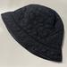 Coach Accessories | Coach Quilted Bucket Hat In Black | Color: Black | Size: Small