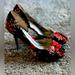 Jessica Simpson Shoes | Jessica Simpson Js-Josette Majestic Red/French Florals Sz 7.5 | Color: Black/Red | Size: 7.5