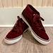 Vans Shoes | Men’s Vans Sk8-Mid Pro Classic Burgundy Black Suede Canvas Gum Sole Skate Shoe 9 | Color: Red | Size: 9