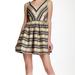 J. Crew Dresses | J. Crew Candy Fit & Flare Gold Dress | Color: Gold/Gray | Size: 0p