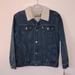 Levi's Jackets & Coats | Boy’s Levi’s Silvertab Denim Jacket With Sherpa Collar | Color: Blue/White | Size: Lg