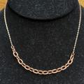 Kate Spade Jewelry | (#222) Nwot Kate Spade Rose Gold Toned Chain Link Necklace | Color: Gold/Pink | Size: Os