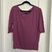 American Eagle Outfitters Tops | American Eagle Outfitters Sp Ballet Neck Top Purple Polyester/Linen Soft Sweet | Color: Purple | Size: Sp