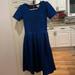 Lularoe Dresses | Lularoe Nwt Amelia Xs | Color: Blue | Size: Xs