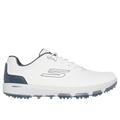 Skechers Men's GO GOLF PRO 6 SL Shoes | Size 9.0 | Off White | Synthetic/Textile/Metal | Arch Fit