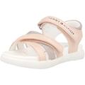 Tommy Hilfiger Sandal Pink Laminated Faux Leather 5 UK Toddler