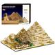 Architecture Pyramid Building Set 1456 Building Block Set Model for Building Educational Toys for Children Adults Model Kit Compatible with lego