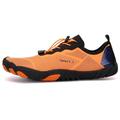 MEIION Dolomi Barefoot Shoes - Non-Slip Running Shoes - Men's and Women's Beach Shoes, Unisex Water Shoes, Swimming Shoes, Breathable, Lightweight Barefoot Shoes, Non-Slip Shoes, orange, 6 UK