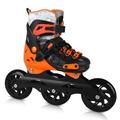 VEZLOPUS Inline Skates, 3 Wheels 100mm | 4 Sizes Adjustable Inline Speed Skates for Kids, Teens, Adults, Men, Women - Professional Outdoor Fitness Performance Inline Skates