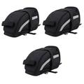 Yardwe Motorcycle Bike 3pcs Bicycle Tail Bag Set Water Proof Canvas Man Cycling Saddle Bag