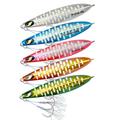 OCEAN CAT 1 PC Slow Pitch Jigs Fishing Lures Sinking Lead Metal Flat Fall Jigging Baits with Hook for Saltwater Fishing, 150G/200G (5 Colors Combo, 150G)