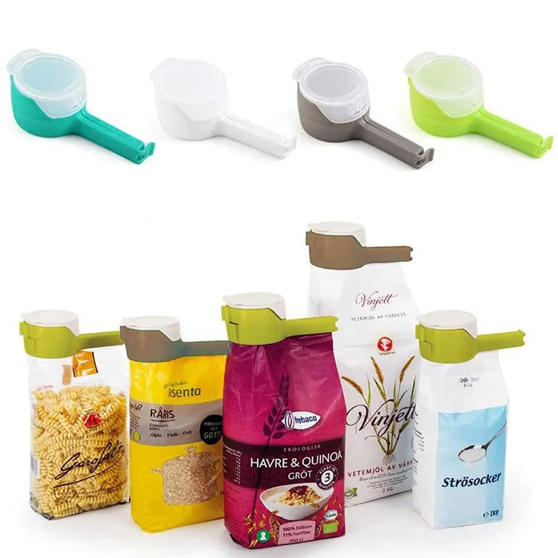Clip de scellage de collation en plastique, pince de scellage pour conserver la fraîcheur, économiseur d'aliments, accessoires de cuisine de voyage, Clip de sac de stockage des aliments
