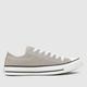 Converse all star ox trainers in light grey