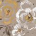 Winston Porter Brushed Petals III Gold Canvas | 20" H x 20" W | Wayfair 3FEB36FD511C44ACA7907000558F38CC