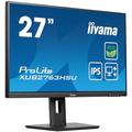 iiyama Prolite XUB2763HSU-B1 68,6cm 27" IPS LED-Monitor Full-HD 100Hz HDMI DP USB3.2 Slim-Line Höhenverstellung Pivot FreeSync Energieklasse B schwarz