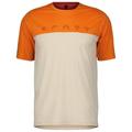 Scott - Defined Merino S/S - Merinoshirt Gr XL orange/weiß