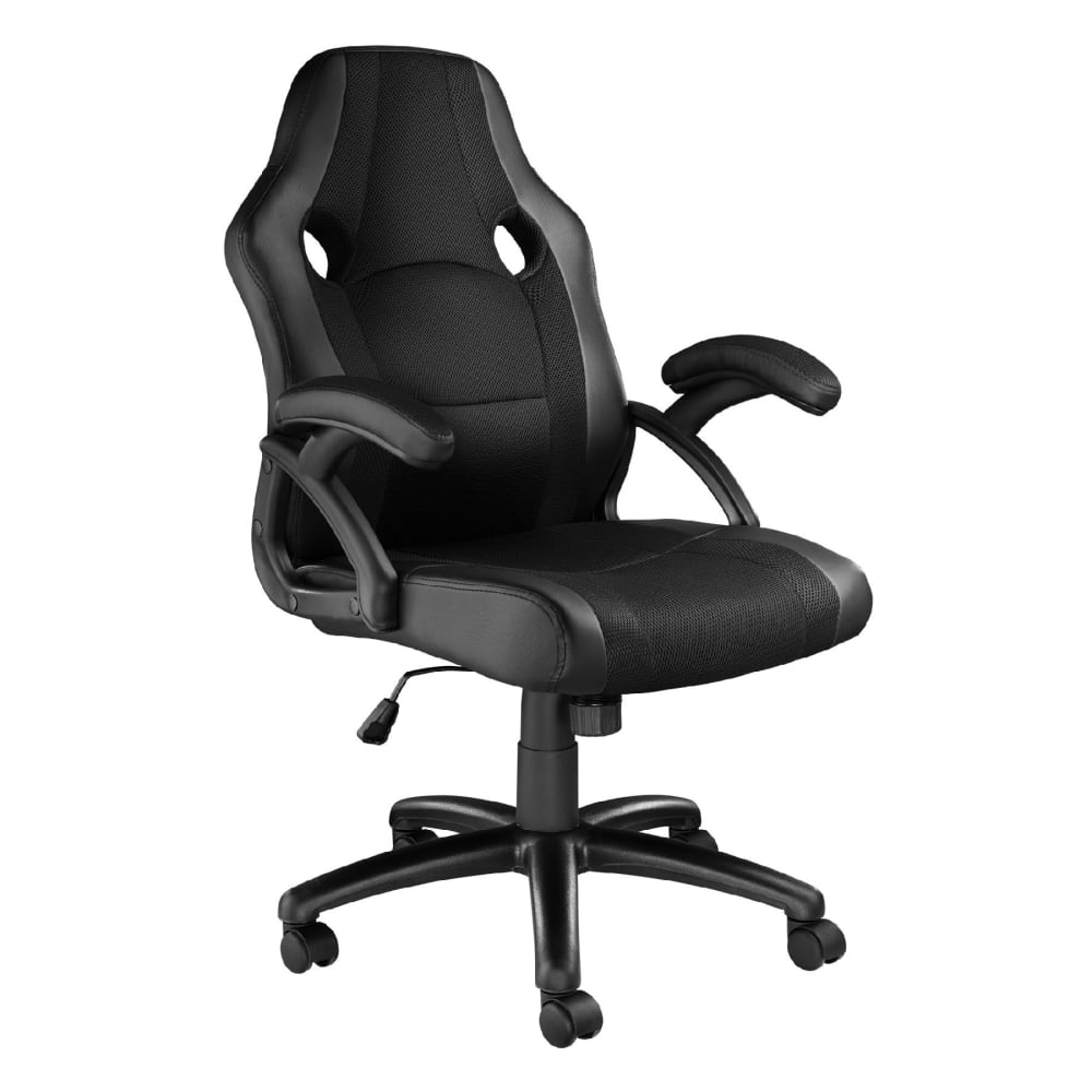 Chaise de bureau gaming Forme ergonomique noir