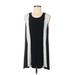 Alfani Casual Dress - Shift Scoop Neck Long sleeves: Black Print Dresses - Women's Size Medium