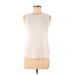 Balance Collection Active Tank Top: White Activewear - Women's Size Small