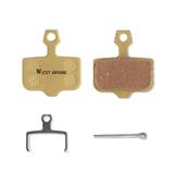 WEST BIKING Bicycle brake linin Resistant Brake Mountain Wear Resistant Brake Pads Copper-Based Semi-Metal Brake Mountain Bike Brake Pad Wear Semi-Metal Brake Pad Pads Copper-Based Semi-Metal OWSOO