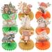 9 Pcs Honeycomb Ornaments Animal Baby Shower Girl Decorations Tabletop Decor Baby Shower Decorations Girl Child Baby