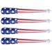 4 Pcs American Flag Toys Reuseable Kids Calentines Sports Cheering Toy Party Decor Small Baseball Bat