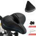 Walmeck Bicycle saddles Widen Saddle Dual Saddle Dual Ball Seat Widen Saddle Bike Seat Widen Breathable Bike Seat mewmewcat Bike seat Breathable HUIOP Ball Bike Saddle Saddles