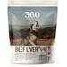 360 Pet Nutrition Freeze Dried Beef Liver Raw Single Ingredient Treats Made in The USA 4 Ounce (Beef Liver)