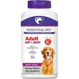 Essential Pet Products Adult Dog Hip & Joint Support Chewable Tablet Age 5+ with 500mg Glucosamine and 400mg Chondroitin 120-Count