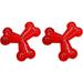 SPOT by Ethical Products - Play Strong - Trident Bone - Dog Toy for Aggressive Chewers Interactive Durable Dog Toy Red 6-Inch