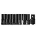 Htovila The sleeve Adapter CR-V Material CR-V Material Box Drive Socket Set 10-22mm 3/8 Inch Set 10-Piece Socket Inch Adapter CR-V Socket Sizes 10-22mm 1/2 10-Piece Socket Sizes ADBEN 10-22mm 38 Inch