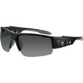 Ergodyne Skullerz Dagr Anti-Fog Safety Sunglasses- Matte Black Frame Smoke Lens