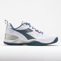 Diadora Blushield Torneo 2 Clay Men's Tennis Shoes White/Oceanview/Salsa