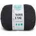 Lion Brand Yarn Wool-Ease Thick & Quick Yarn Soft and Bulky Yarn for Knitting Crocheting and Crafting 1 Skein Black