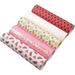 David Angie Summer Fruits Faux Leather Sheet Glitter Synthetic Leather Fabric Assorted 5 Pcs 7.7 x 12.9 (20 cm x 33 cm) for Hair Bows Headbands Making