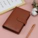 Stiwee A6 PU Leather Notebook Binder Binder Refillable Paper With Pretty Ring Binders Binder Cover For Personal Planner Budget Organizer Notebook Stationery