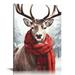 COMIO Winter Decor Gallery Wall Art Prints Nature Wall Art Prints Deer Print Reindeer Print Scandinavian Poster Nordic Decor Christmas Wall Art Unframed Set of 16x20in