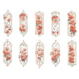Apmemiss Clearance 10 PCS Flower Bookmark Book Lovers Hand Made Transparent Flower Book Mark Bookmarks Box Set Ideal for for Valentine s Day Gift Women Girls Adults Kids Overstock Deals
