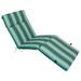 Blazing Needles 72-inch by 24-inch Polyester Outdoor Chaise Lounge Cushion 93475-OD-195