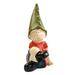 Fairy Garden Gnome Statues Figurine Resin Craft Landscaping for Patio Lawn Yard
