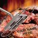 willway BBQ Meat Branding Iron with Changeable Letters Personalized Barbecue Steak Names Press Tool for Grilling