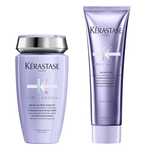 Kérastase - Blond Absolu Duo UV (Bain Ultra-Violet/ Cicaflash)* Haarpflegesets 0,5 l Damen