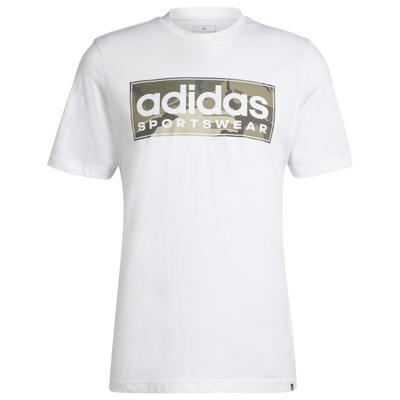 adidas - Camo Graphic Tee 2 - T-Shirt Gr S weiß