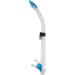 Cressi Adult Semi-Dry Snorkel for Scuba Diving Snorkeling and Freediving - Quick-Release Snorkel Keeper Purge Valve | Tao: designed in Italy