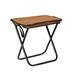koolsoo Camping Stool Camp Stool Compact Ultralight Portable Folding Stool Folding Small Chair for Backpacking Travel Barbecue Hiking Brown