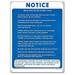 Poolmaster Sign for Residential or Commercial Swimming Pools Public Pool Regulations