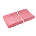 Baby Changing Pad Cover Super Soft Minky Dot Diaper Changing Table Covers for Baby Girls and Boys Ultra Comfortable Safe for Babies Fit 32 /34 x 16 Pad (Strawberry Red)