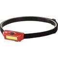 Streamlight 61705 Bandit 180-Lumen Rechargeable Headlamp with White and Red LEDs and USB Cord Hat Clip & Elastic Headstrap Red