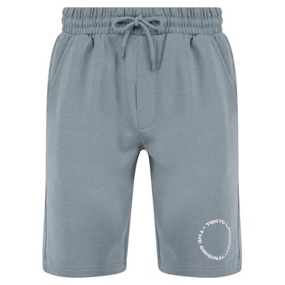 Jogger Shorts Kade Motif Brushback Fleece Jogger Shorts in Cool Grey / S - Tokyo Laundry