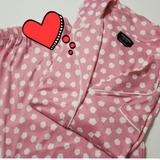Kate Spade Intimates & Sleepwear | Kate Spade Pink Pajama Set Sz Xl Nwt | Color: Pink/White | Size: Xl